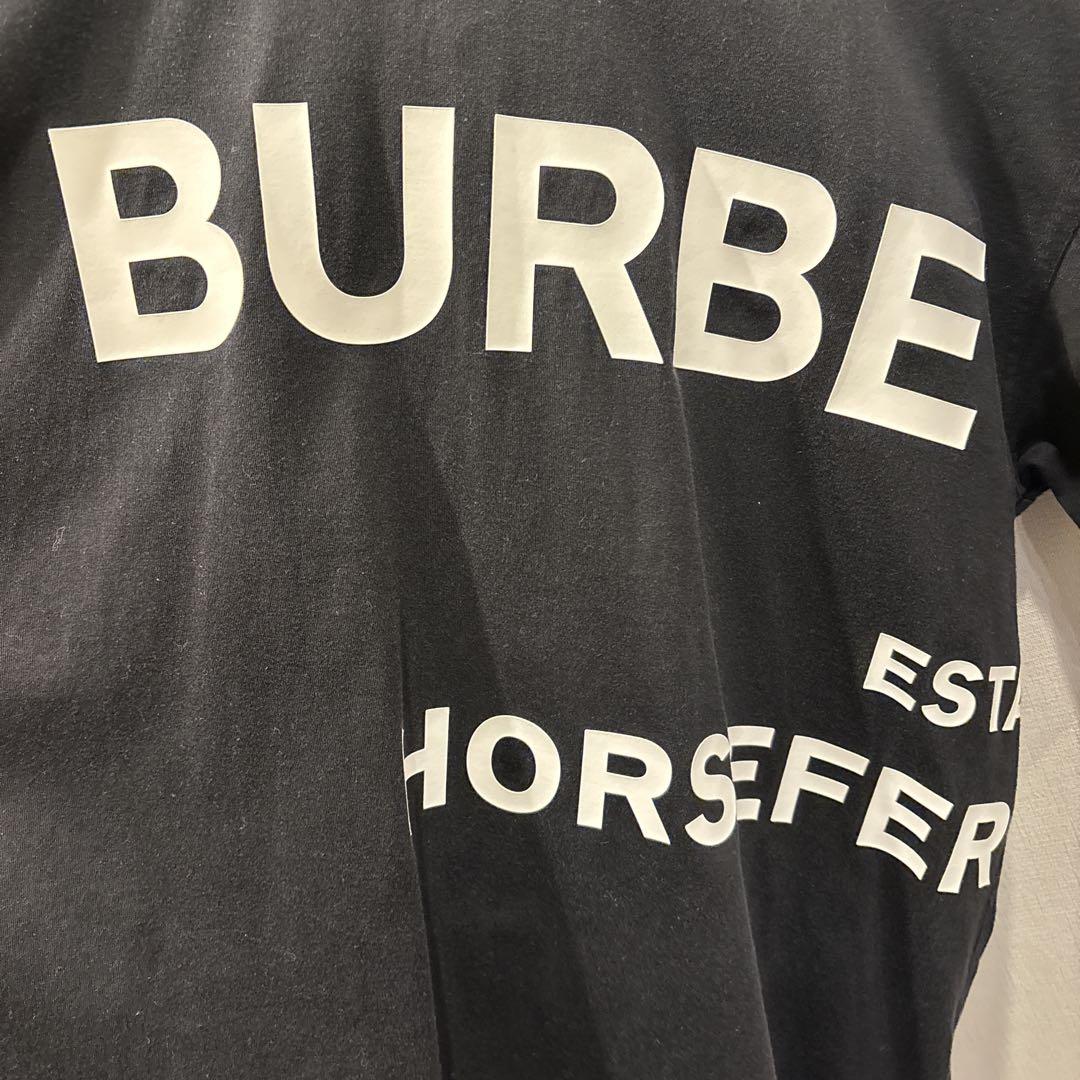 BURBERRY ホースフェリー Tシャツ ブラック 8040764