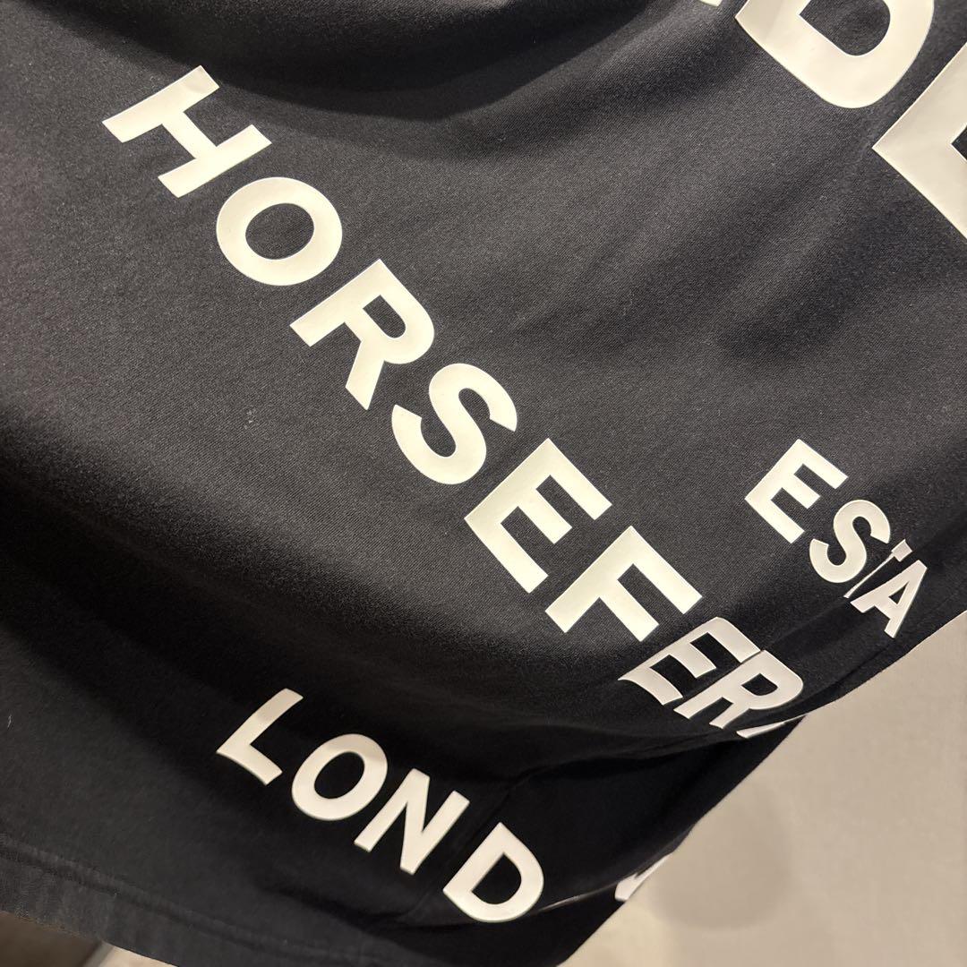BURBERRY ホースフェリー Tシャツ ブラック 8040764