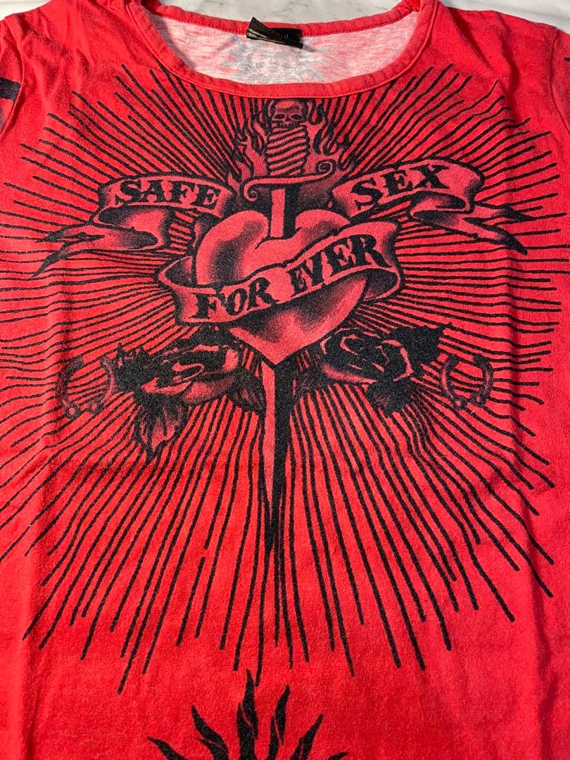 に*し様 ジャンポール・ゴルチェ オム90sタトゥー柄Tシャツ難ありドラゴンGA