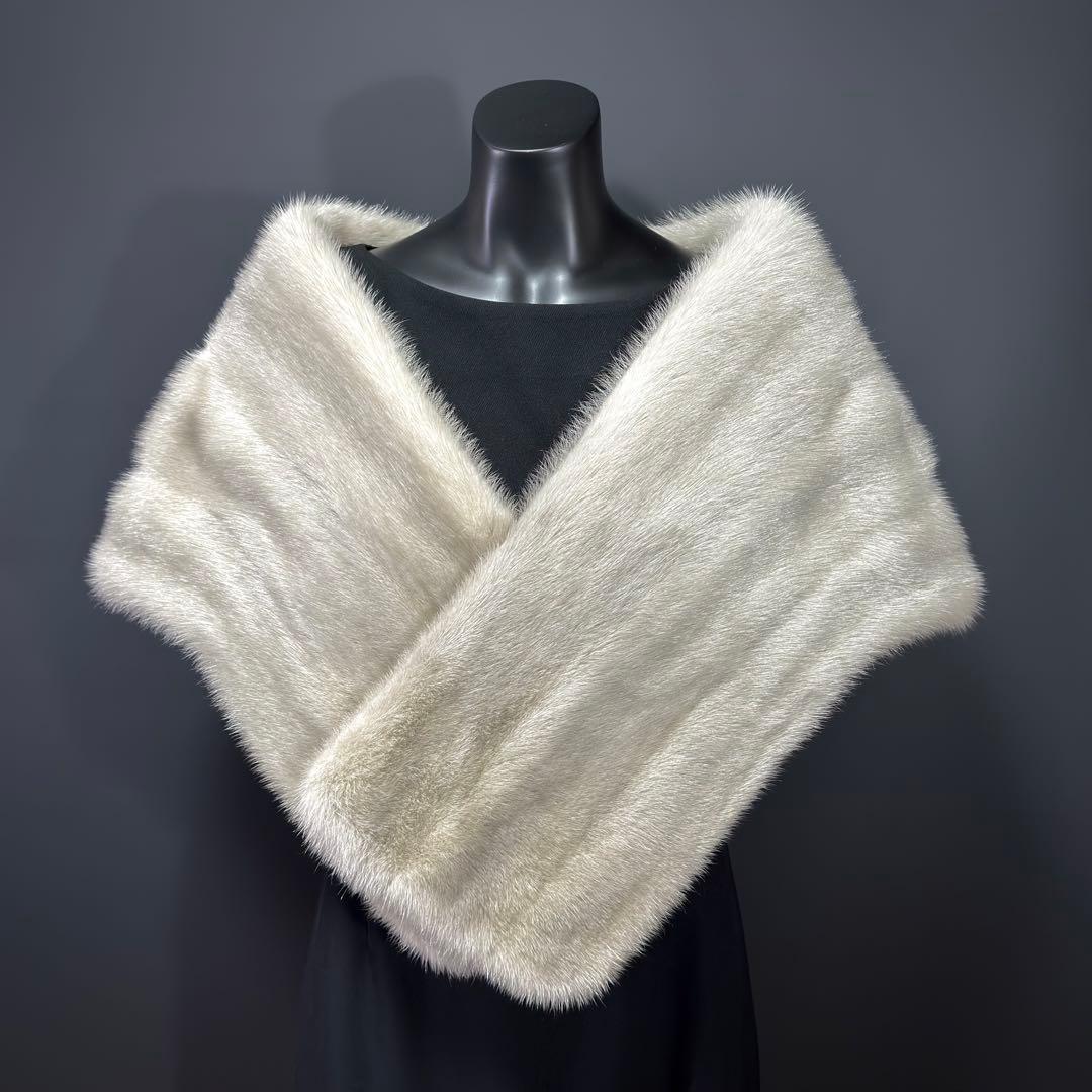 【高級】Sapphire Mink ミンクファーショール サファイアミンク 品格