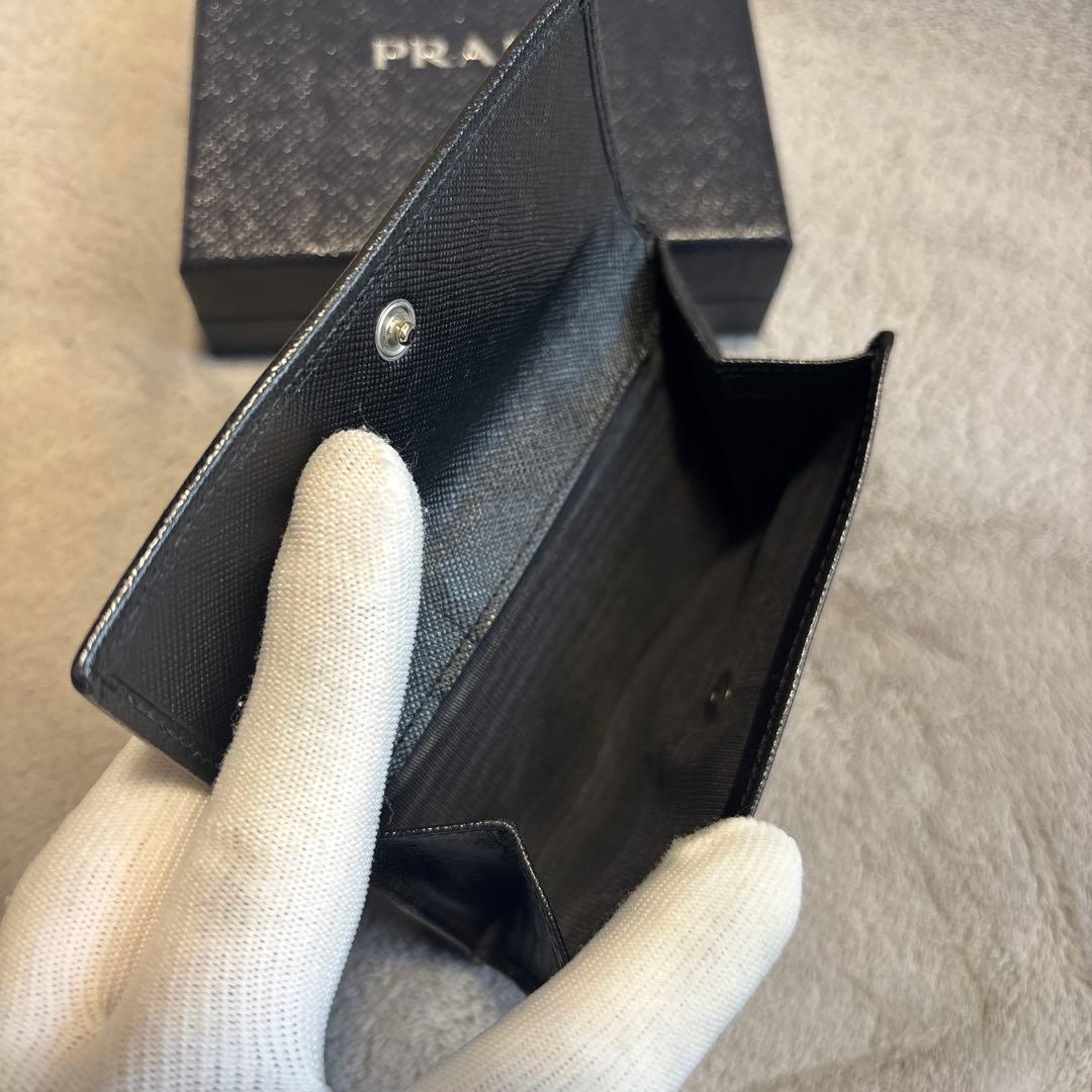 【BOX有】PRADA サフィアーノ　二つ折り財布