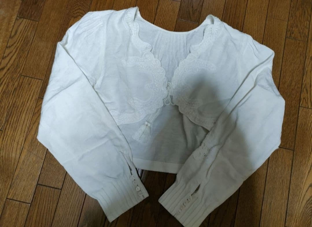 トップス MEDI BATTEN LACE BOLERO BLOUSE ameri