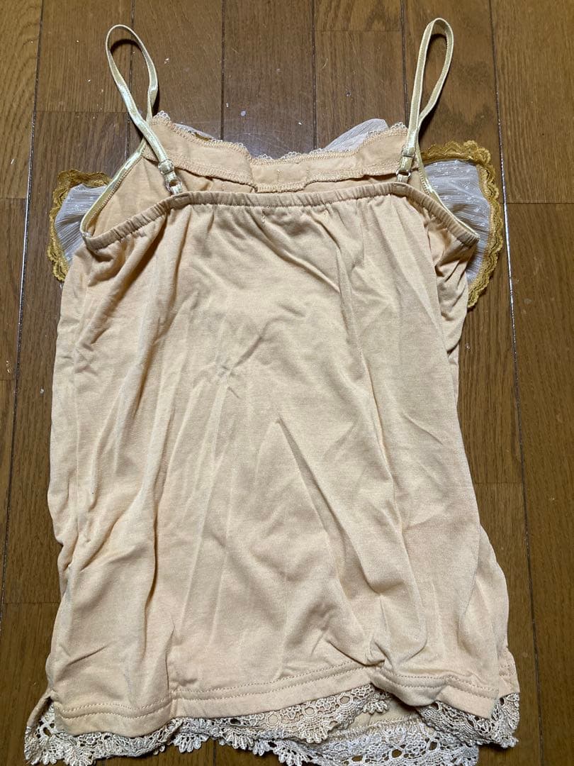 axes femme♡ビッグリボンキャミソール♡オレンジ♡