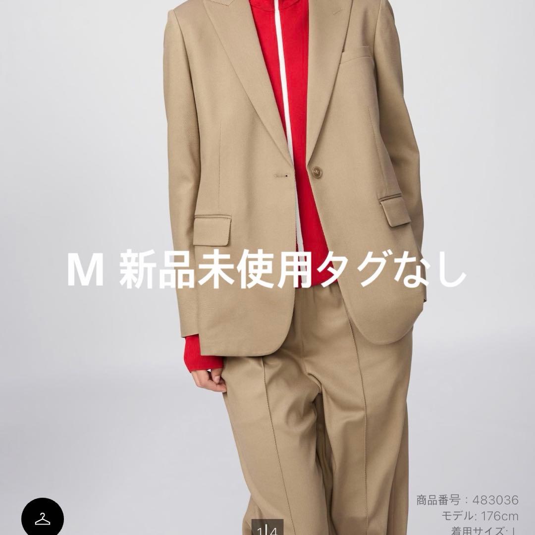 【新品未使用】ユニクロ　UNIQLO C テーラードジャケット　ブラウン