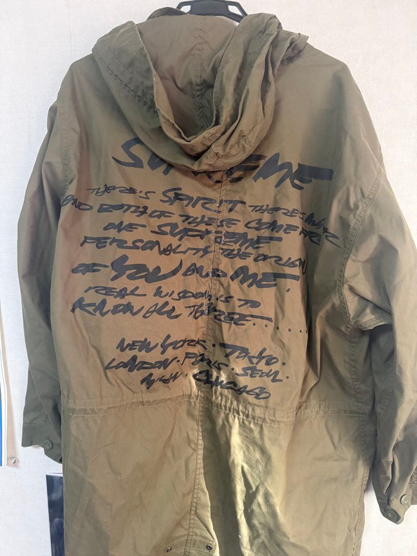 最終値下げSupreme Futura Fishtail Parka Olive