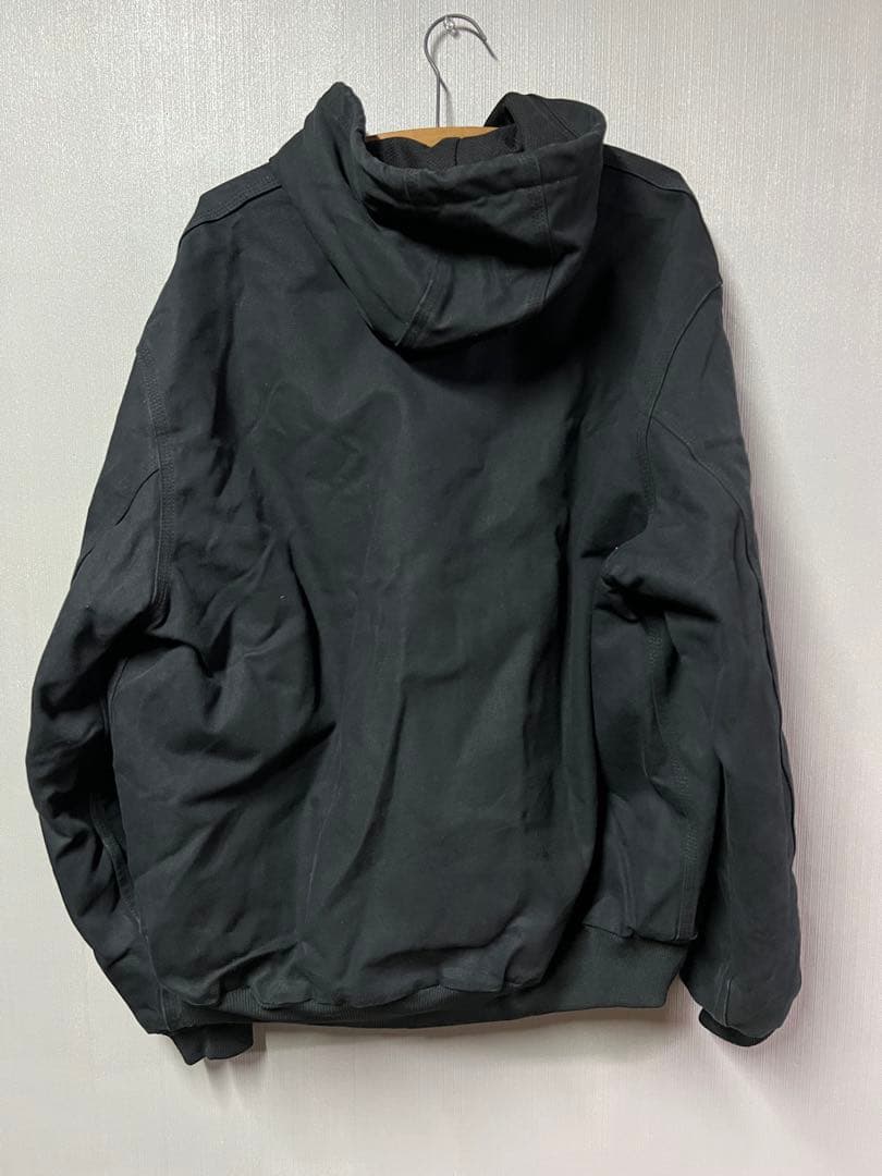 Carhartt ブラック ジャケット アクティブ usa スーパービッグサイズ