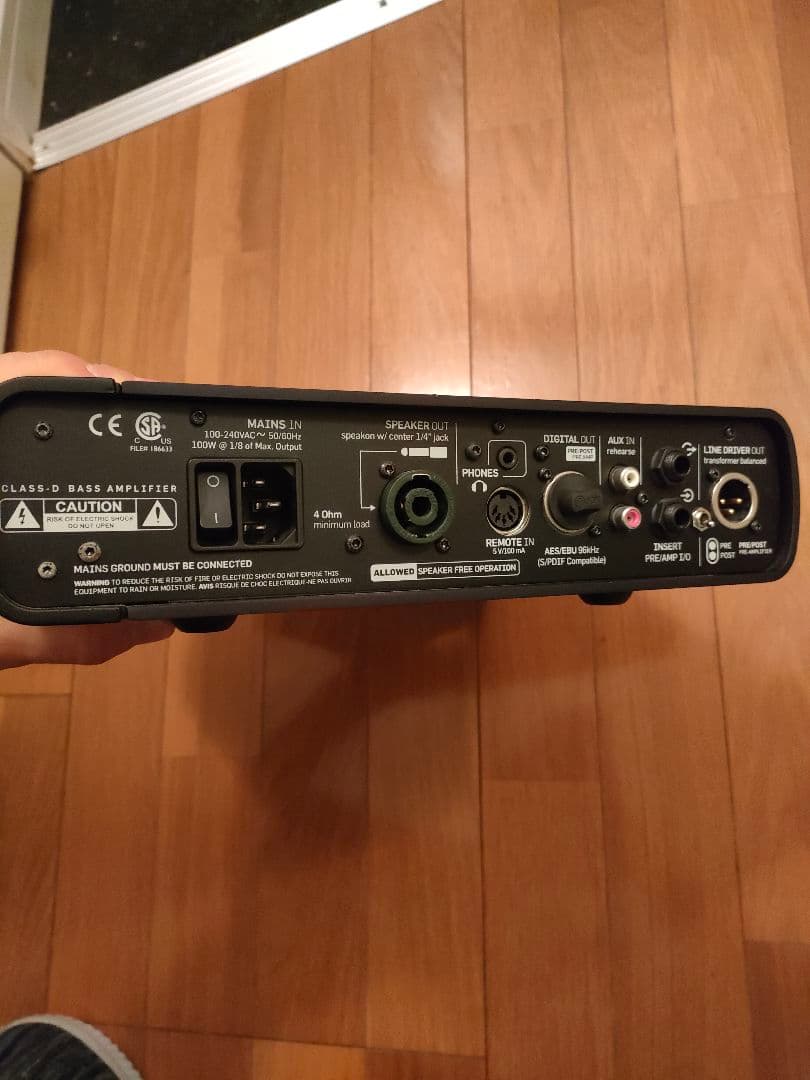 【TC ELECTRONIC RH750 】ベースアンプヘッド 付属品有り◎