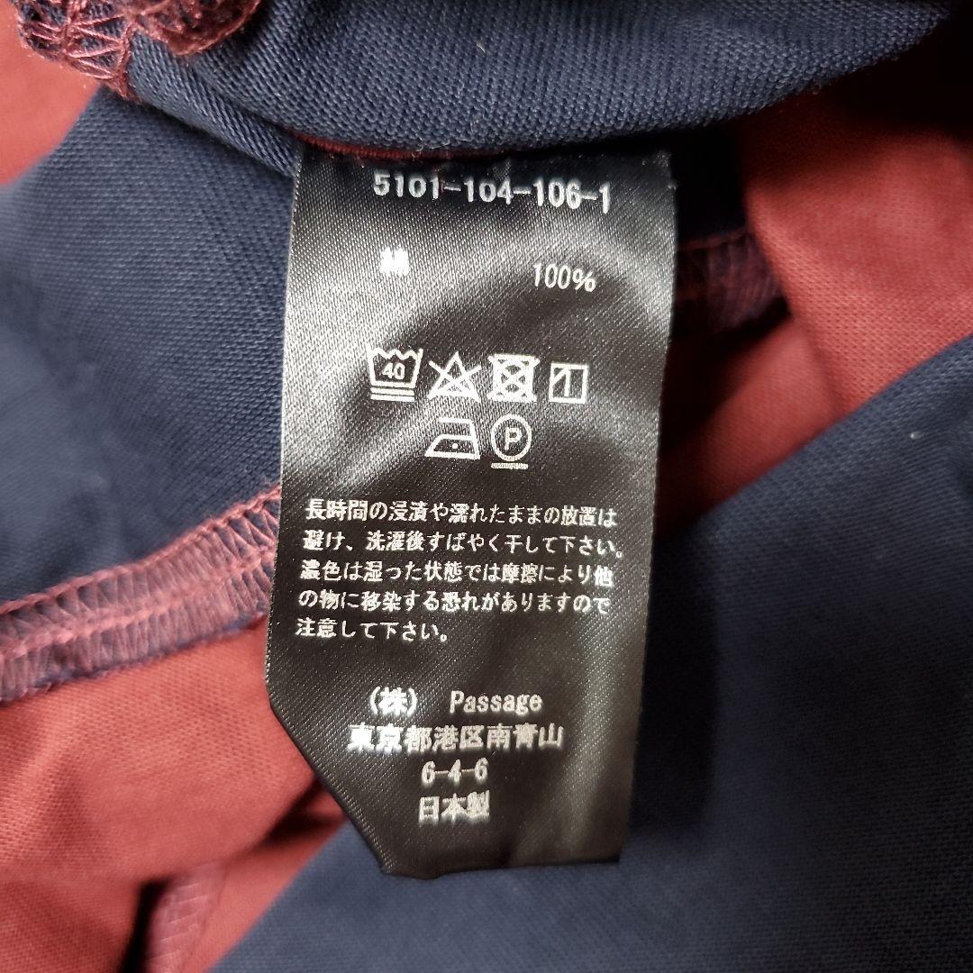 新品　COG THE BIG SMOKE ラガーシャツ バーガンディ/ネイビー