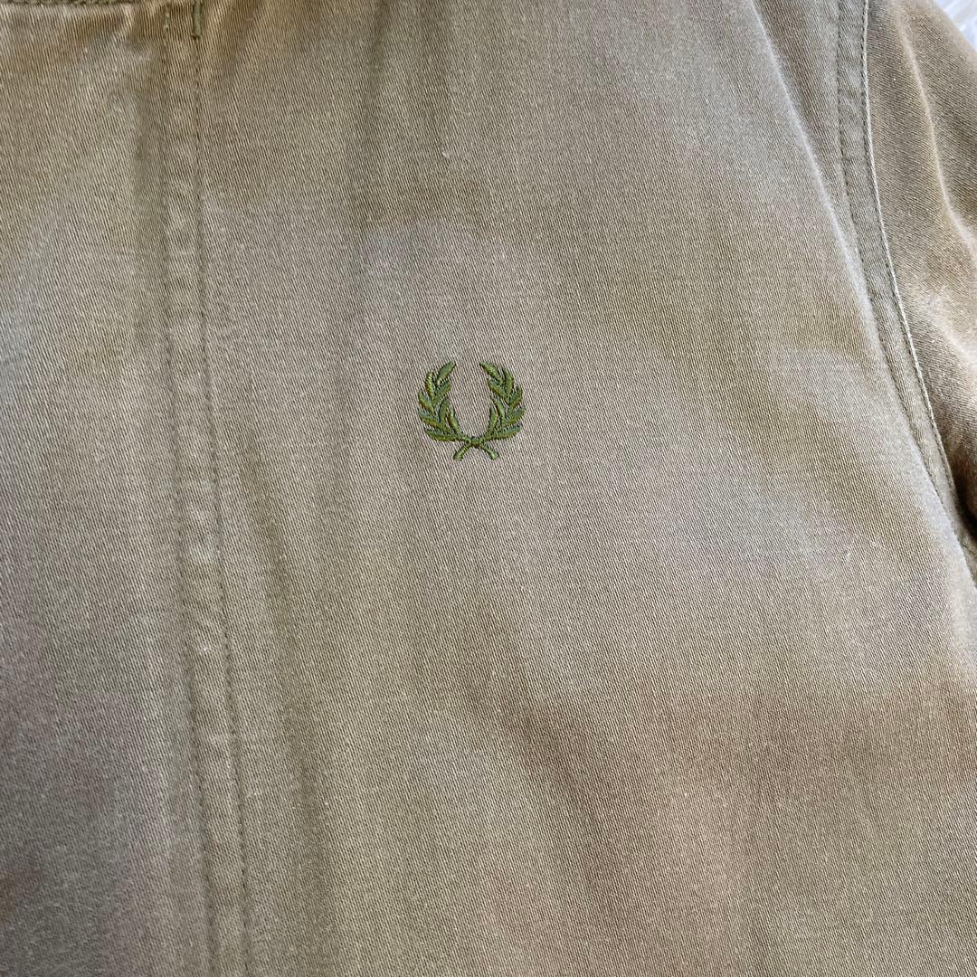 FRED PERRY カーキ インナー ロゴ ファー 3way モッズコート