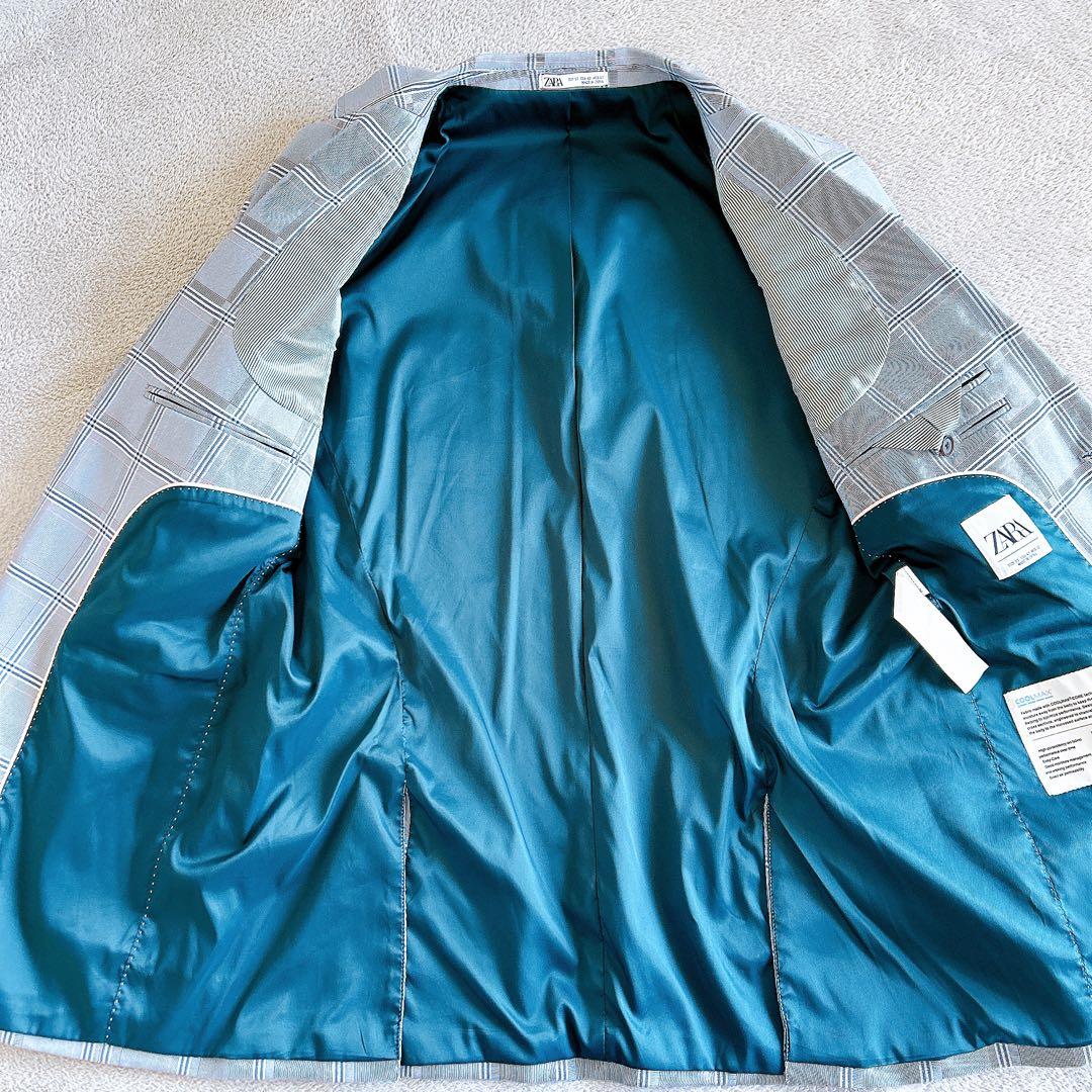 ZARA COOLMAX スーツ セットアップ グレンチェック