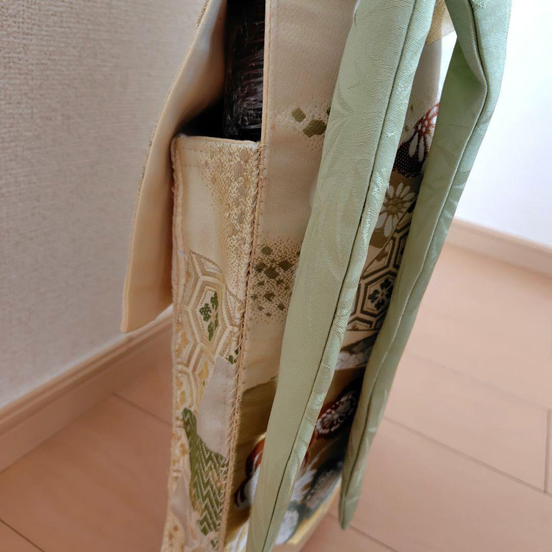 お琴カバー【野】着物帯 ゆたん油単ハンドメイド 和楽器 袋帯