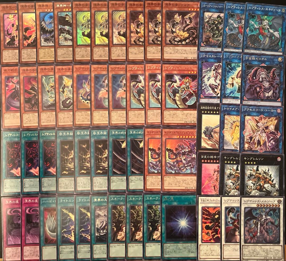 遊戯王　溟界　レプティレス　デッキ　EX15
