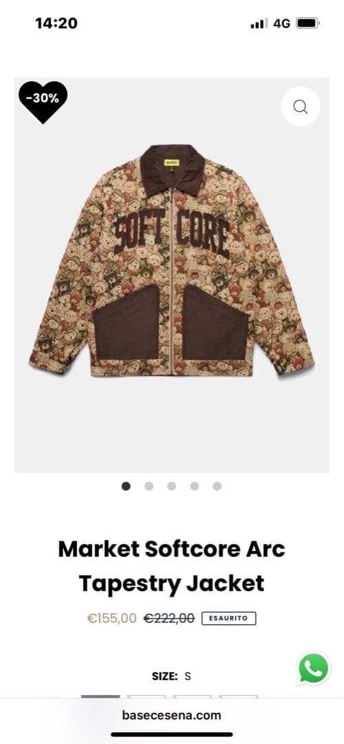 ジャケット・アウター MARKET Softcore Arc Tapestry Jacket