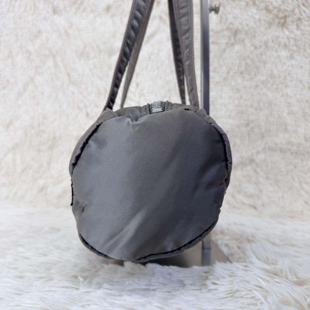 PORTER タンカー ミニボストン ドラムバッグ シルバーグレー S