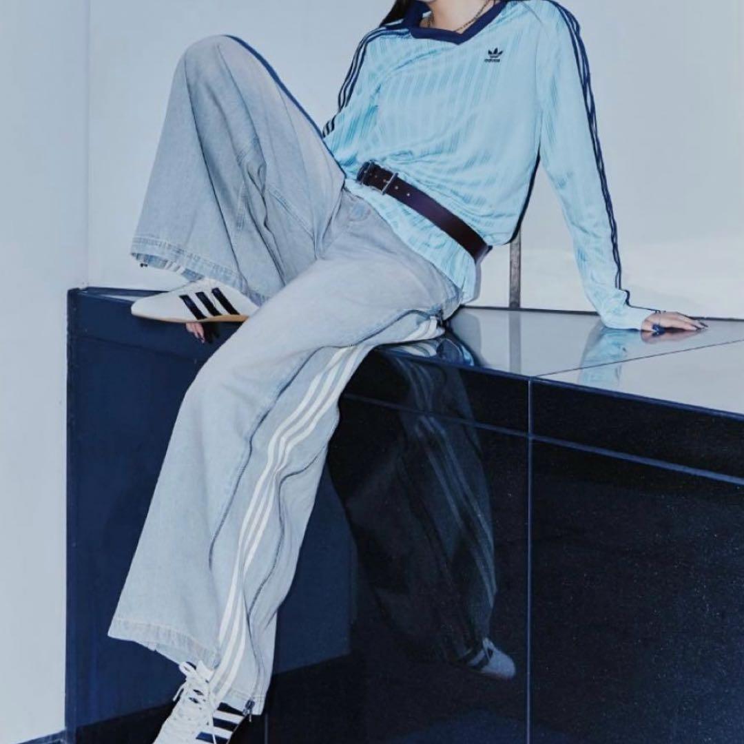 adidas originals シーズン3 ジップ ウォッシュド デニム26