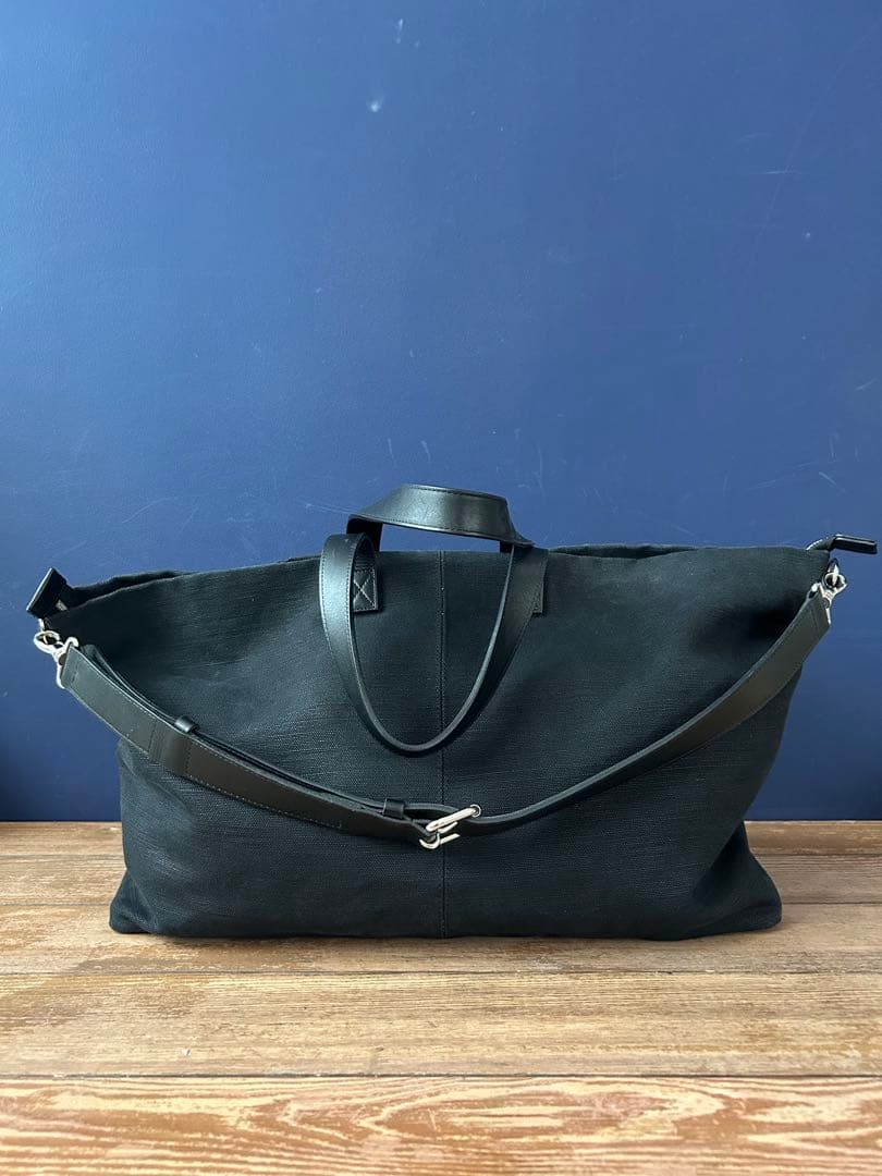 バッグ simply complecated JUTE CANVAS TOTE BAG