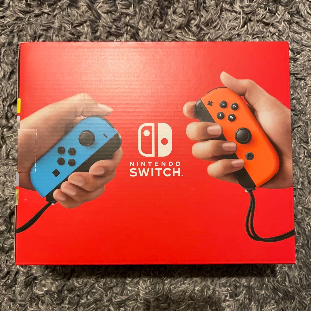 新品未使用Nintendo Switch ネオンブルー ※箱スレ有り