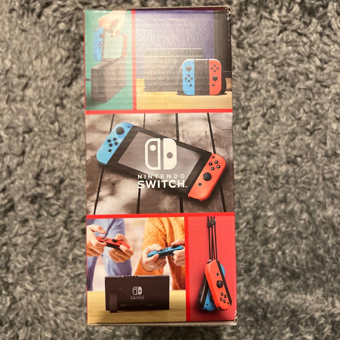 新品未使用Nintendo Switch ネオンブルー ※箱スレ有り