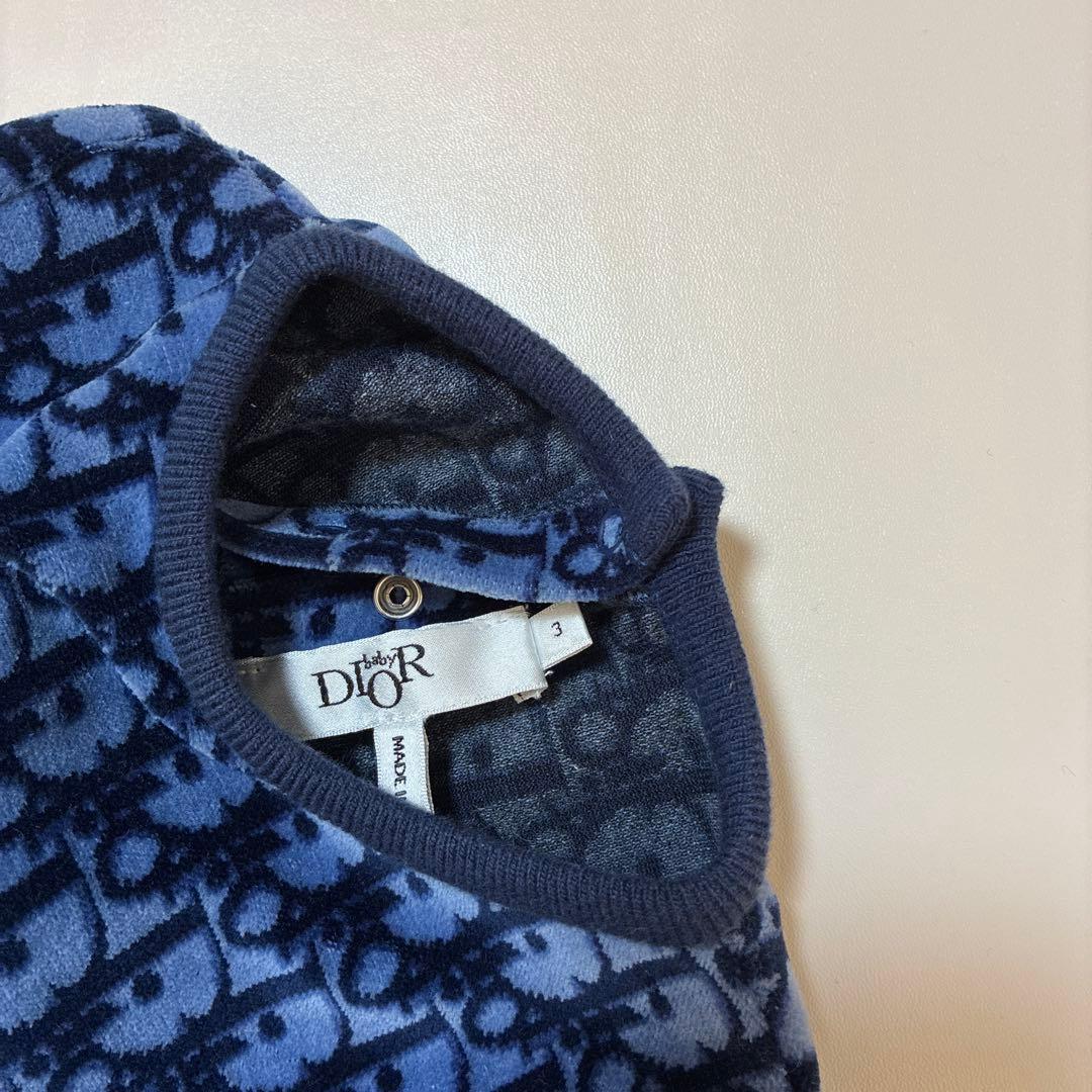 【極美品】BABY Dior ワンピース　3ヶ月　3M ドレス　ディオール