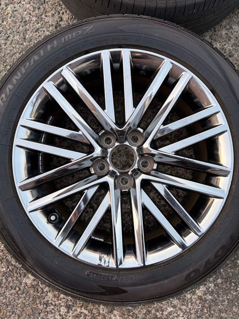 225/50R18 クラウン 210 純正 ホイール 4本　ロイヤルサロン　g