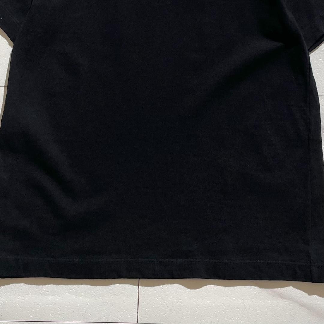 【極美品/箱付き】ルイヴィトン チェーン金具 LV Tシャツ 半袖シャツ 黒