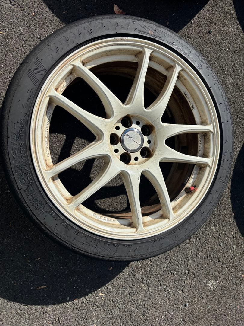 WORK CR Kiwami pcd100 18インチ 7.5j +47 セット