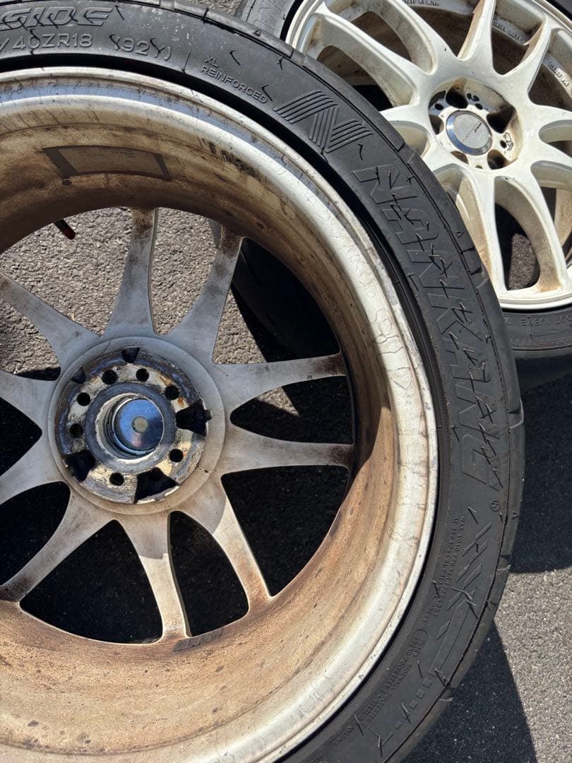 WORK CR Kiwami pcd100 18インチ 7.5j +47 セット
