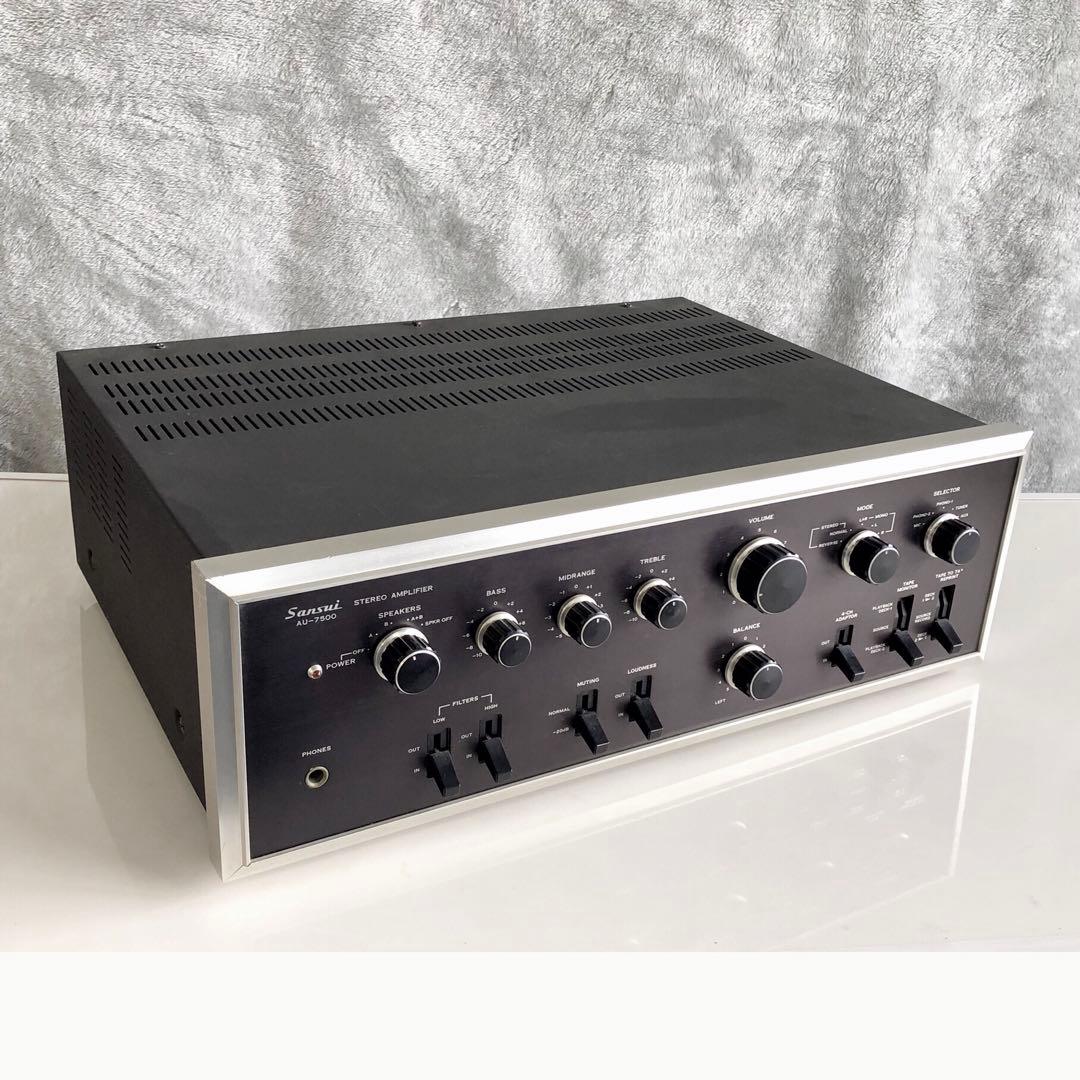 Sansui AU-7500 プリメインアンプ　通電は確認済み