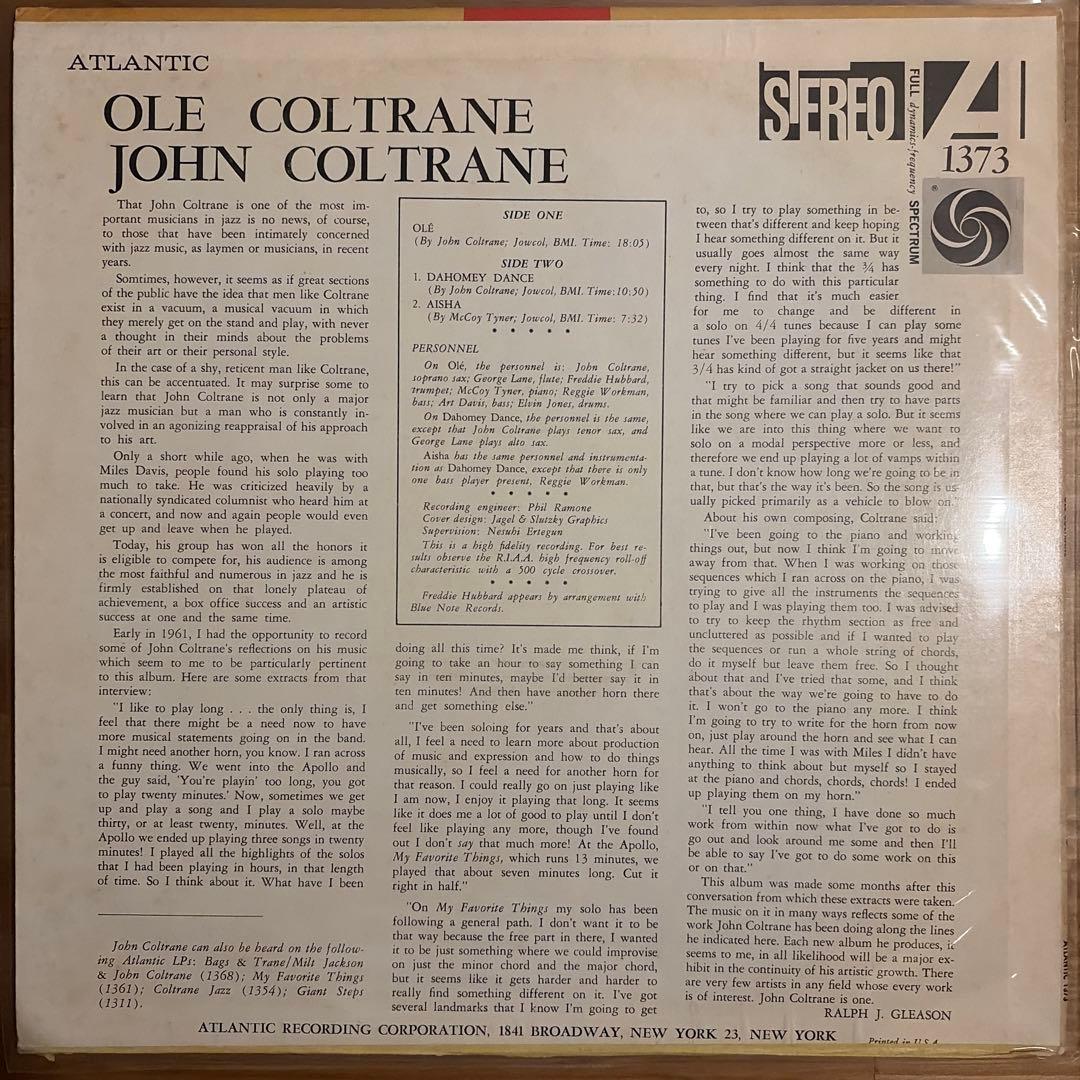 US盤 John Coltrane / Ole