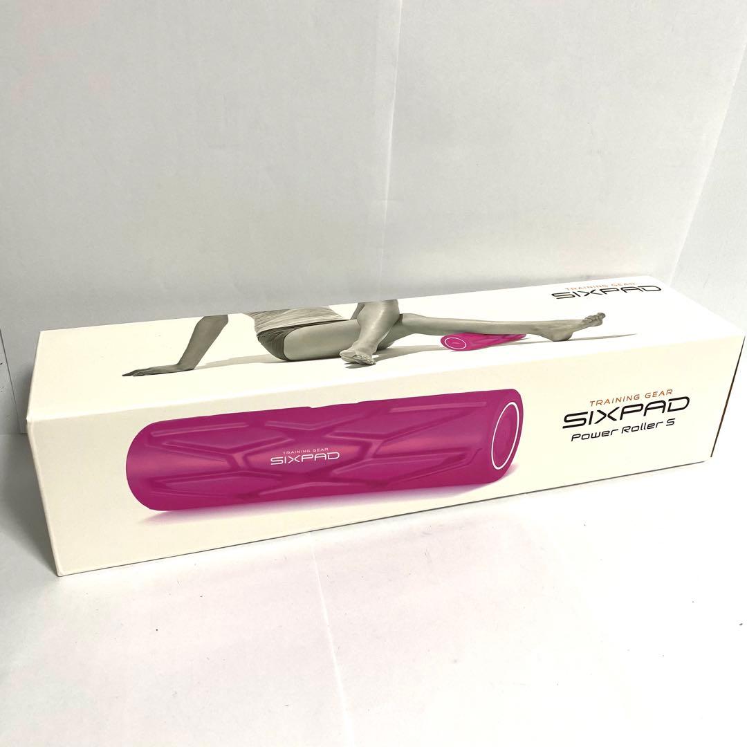 【美品】シックスパッド パワーローラーエス ピンク