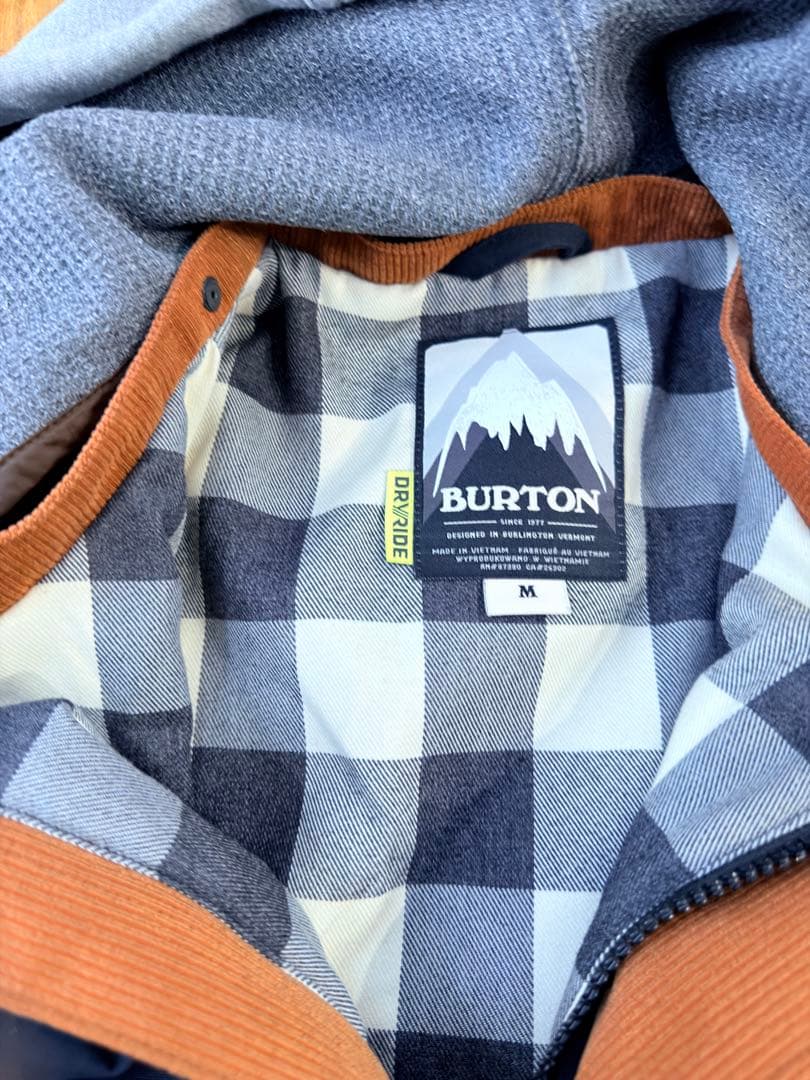上下セットBURTON スノーボードウェア　パンツ デニムプリント