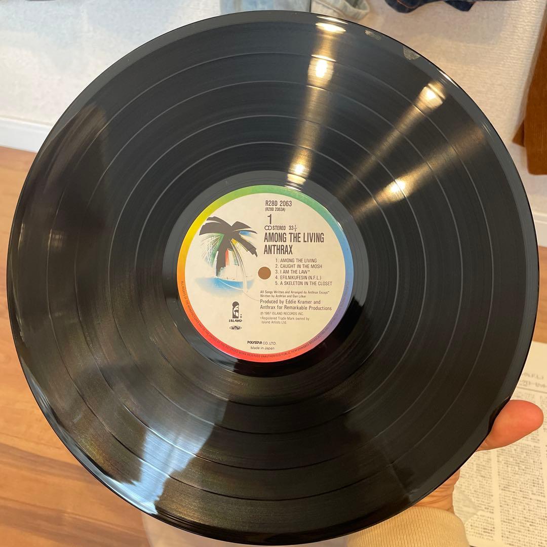 Anthrax Among The Living LP アンスラックス レコード