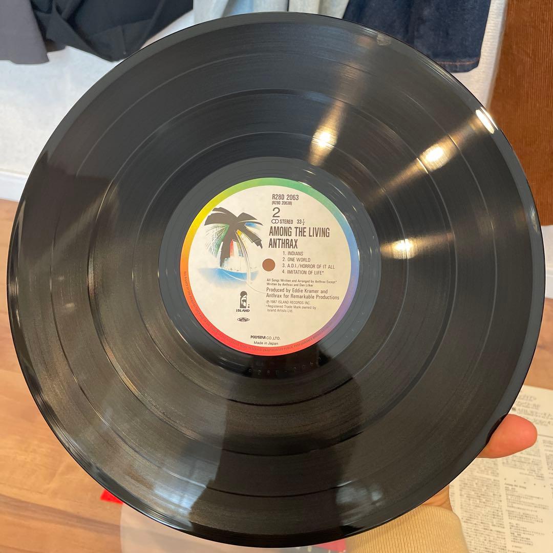 Anthrax Among The Living LP アンスラックス レコード