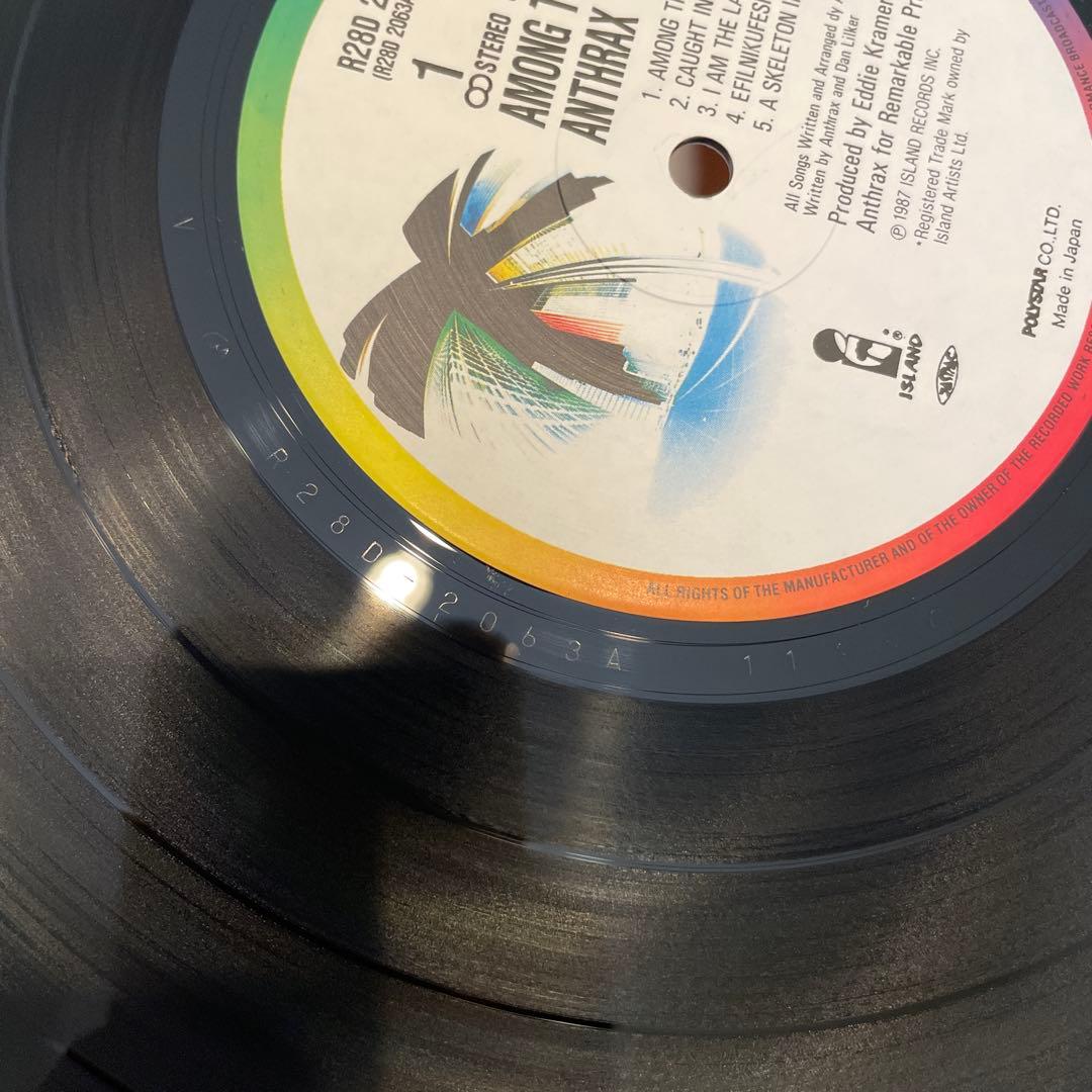 Anthrax Among The Living LP アンスラックス レコード