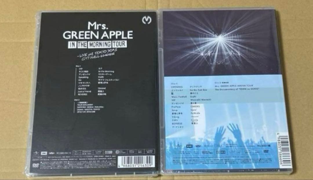 新品未開封Mrs.GREEN APPLE/ DVD 2作品