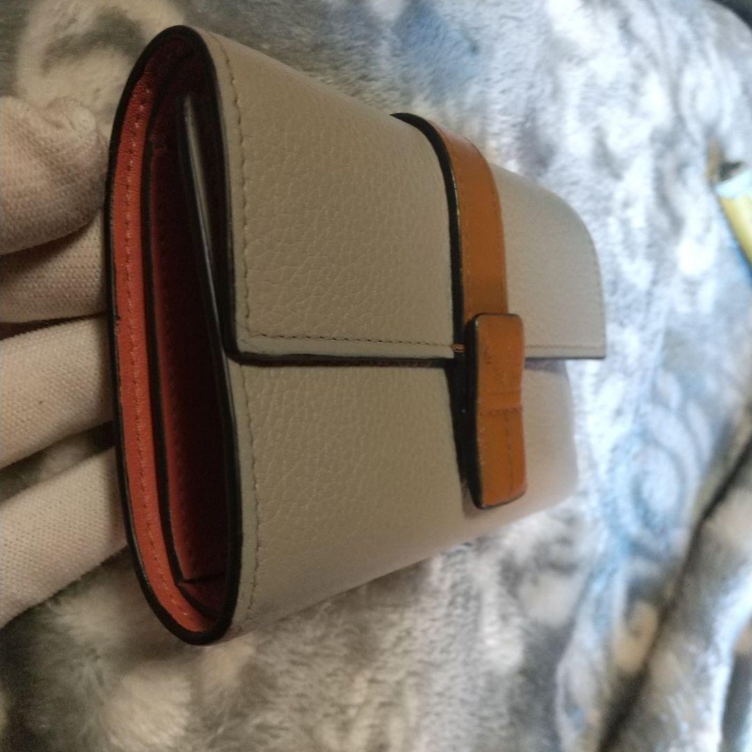 ロエベLOEWEバーティカルウォレット　スモール　グレージュ