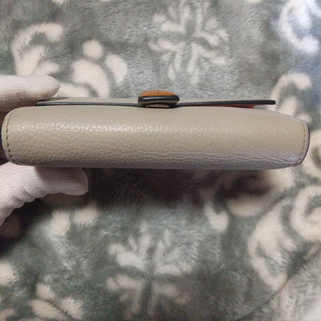 ロエベLOEWEバーティカルウォレット　スモール　グレージュ