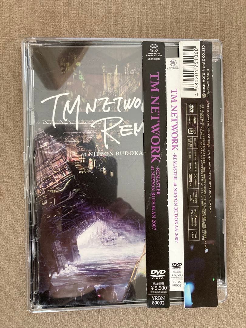 TM NETWORK　REMASTER　DVD　TMネットワーク　ステッカー付き