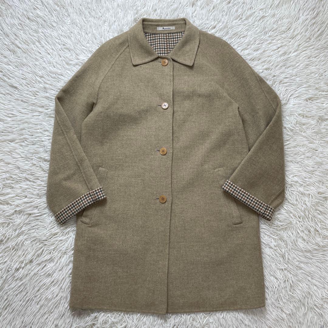 w*l様 美品✨アクアスキュータム Aquascutum ロングコート カシミヤ