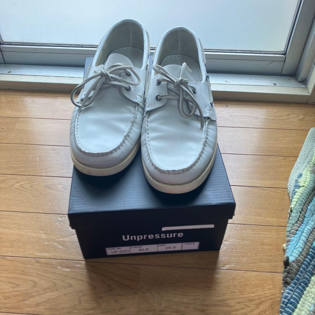 PARABOOT ホワイト デッキシューズ