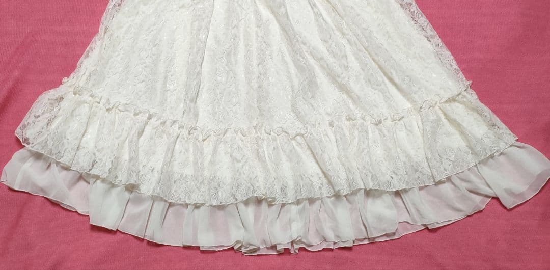 アトリエピエロ　薔薇　レース　ロングスカート