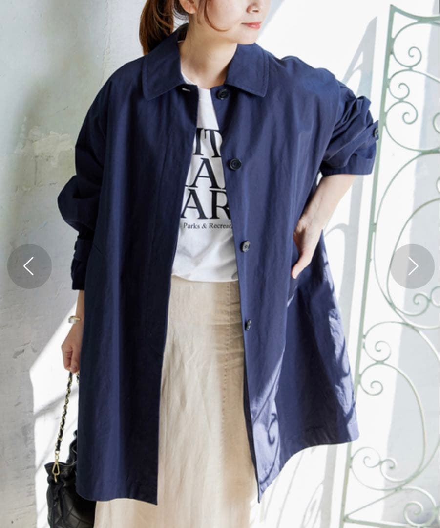 追加人気✨ ジャーナルスタンダード　ハイカウントワイドステンカラーコート