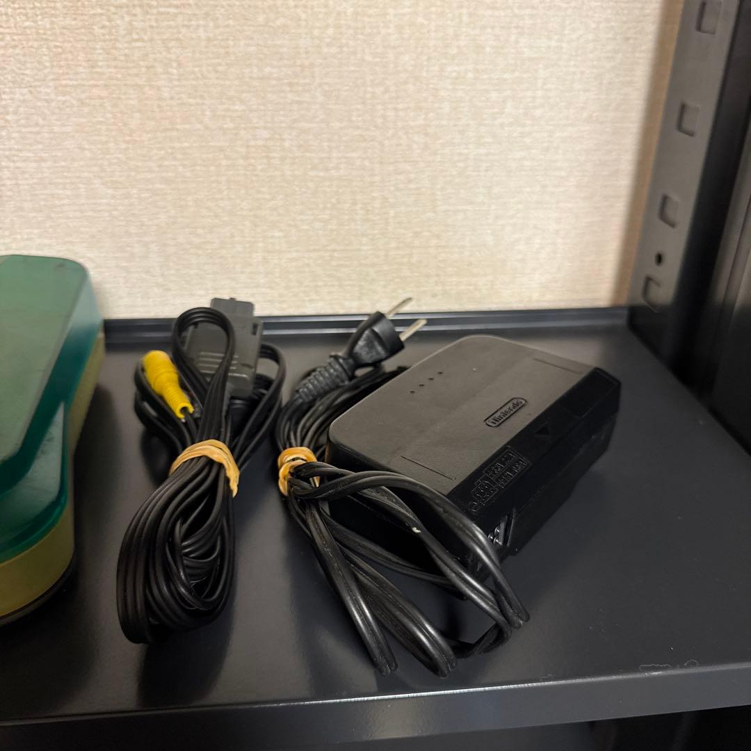 【通電確認済み】ニンテンドー64 本体 クリアブルー コントローラー