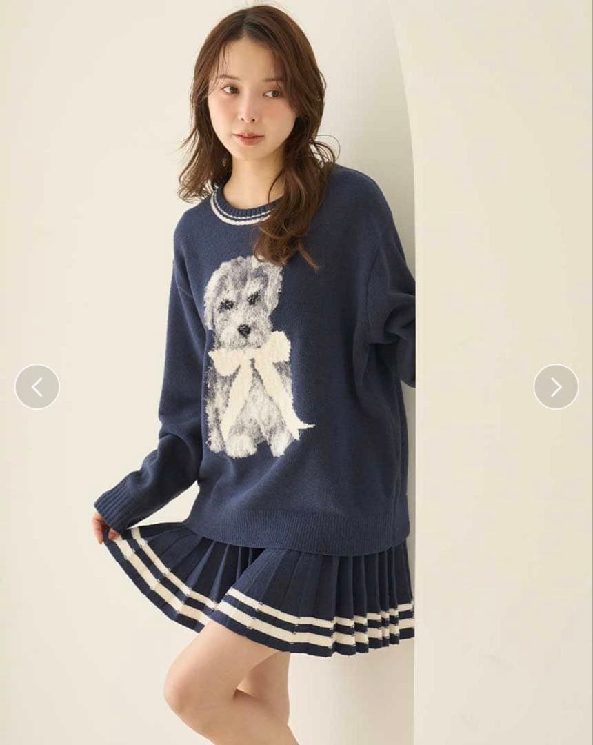 snidel  ×新木優子 ニットショートパンツ