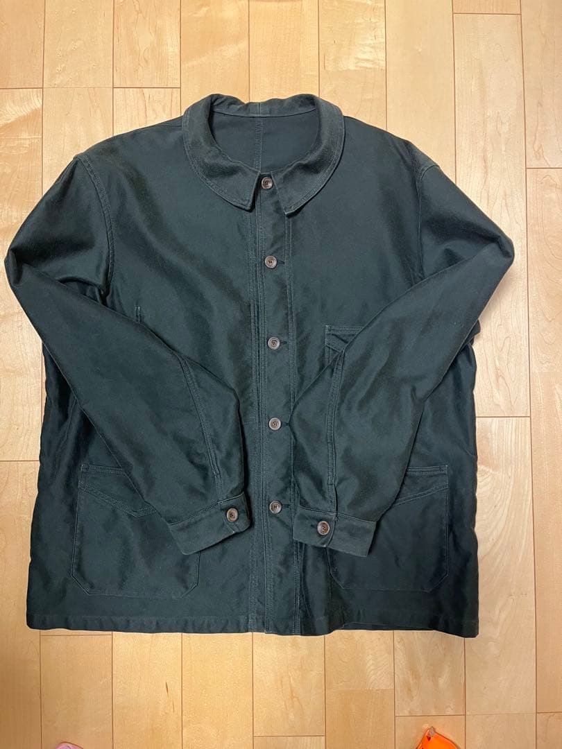 FOREMOST 富山 オリジナル ブラックモールスキンジャケット46 XL