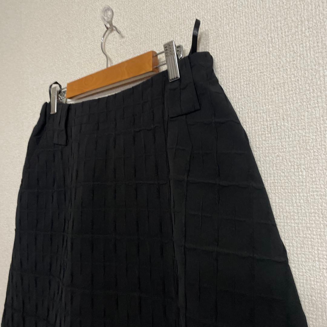 618 萌　M-L ロングスカート　ブラック