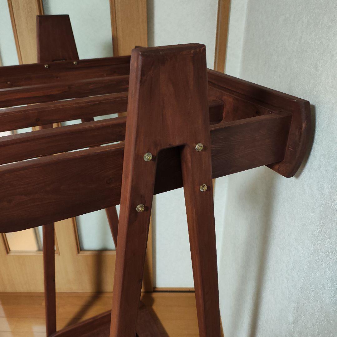 木製サーフボードスタンド (4本収納可能)できれば手渡し希望