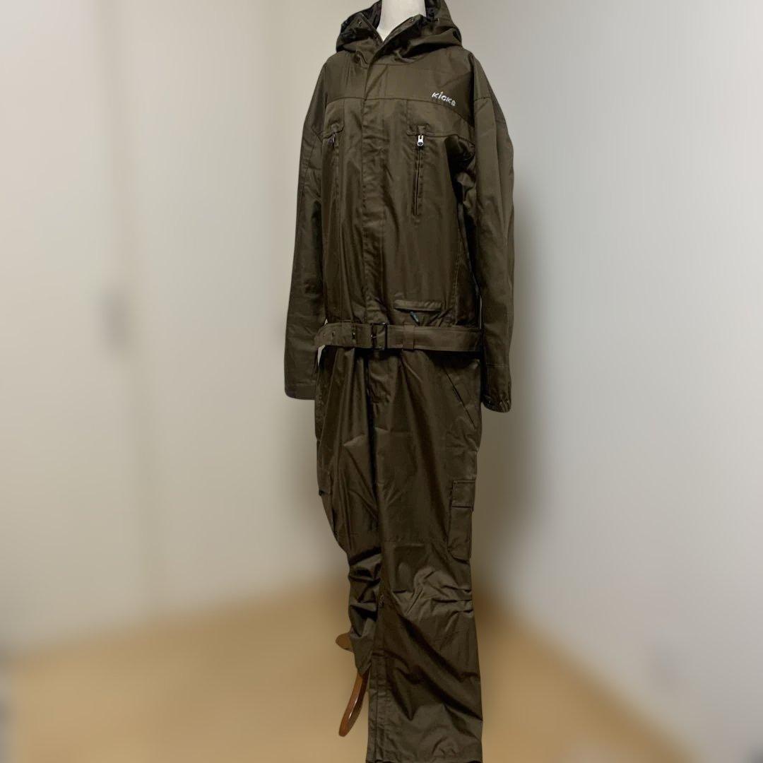 【超美品】KICKS キックス スノボ スキー ウェア つなぎ ブラウン