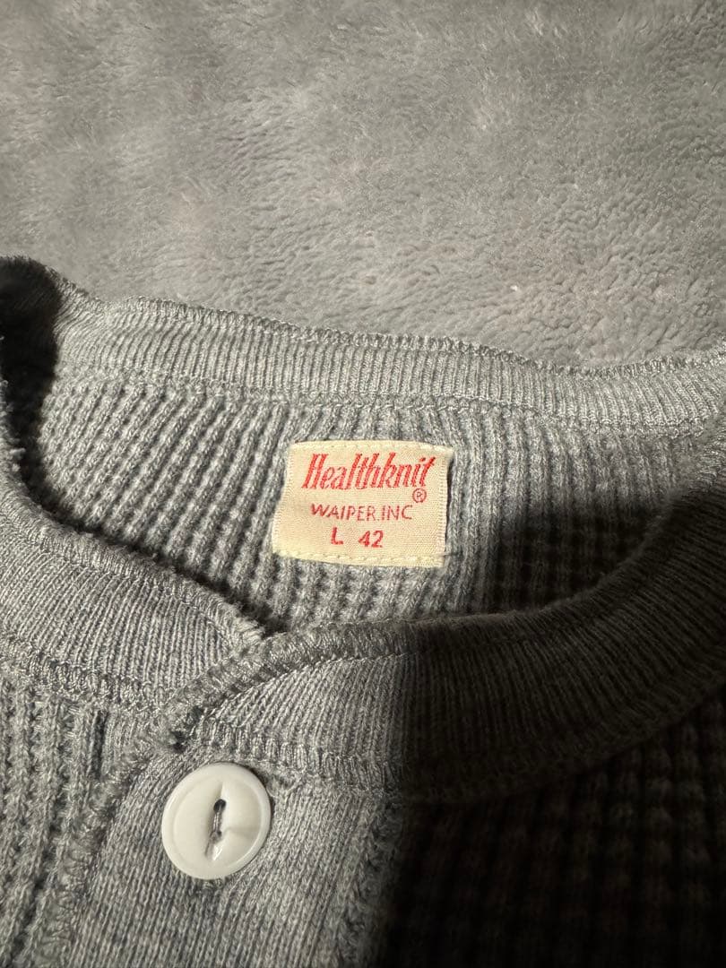 healthknit ヘルスニット グレー サーマル waiper