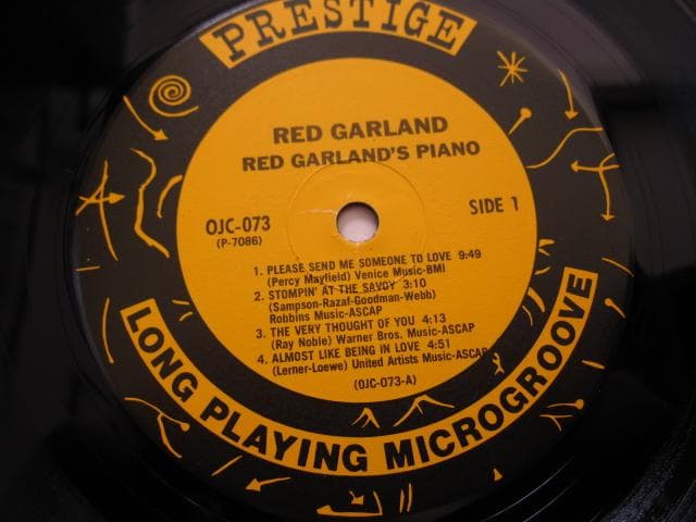 Red Garland’s Piano　レッド・ガーランド